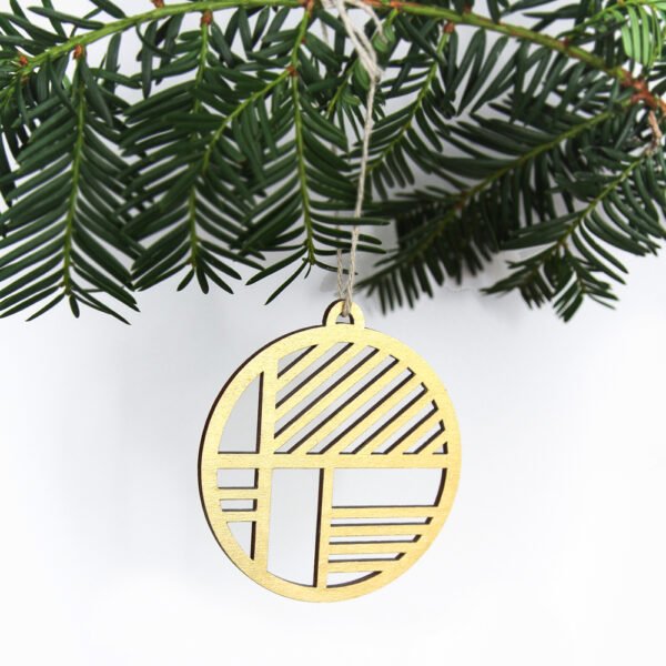 Christmas Wooden Baubles - Image 2