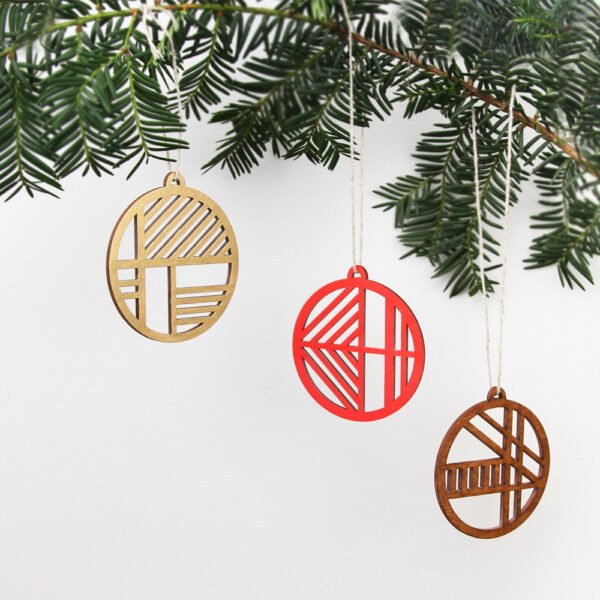 Christmas Wooden Baubles