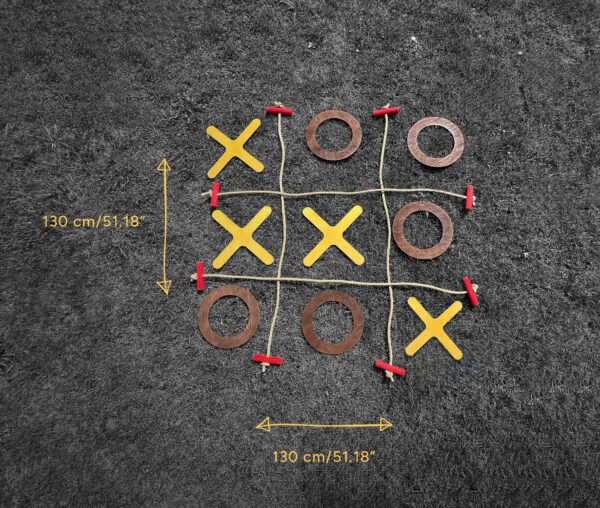 Wooden Giant Outdoor Game "Tic-Tac-Toe" - Image 8