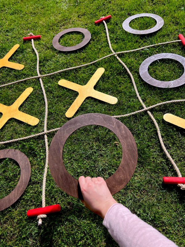 Wooden Giant Outdoor Game "Tic-Tac-Toe" - Image 2
