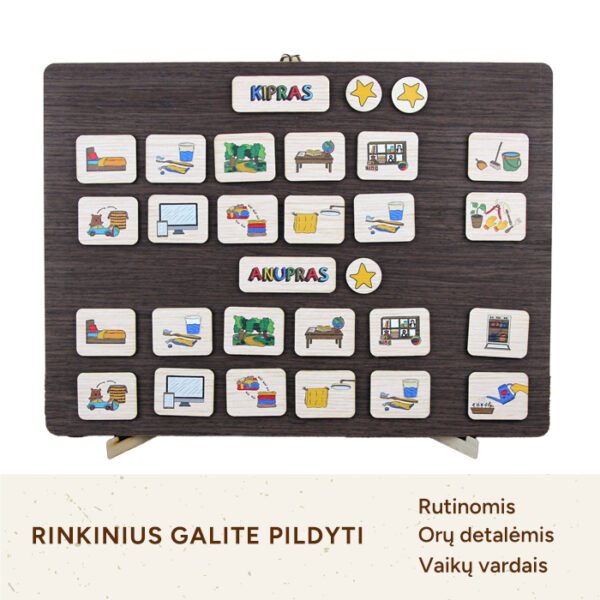 Medium Calendar set: 31 magnets + mini board + stand - Image 7