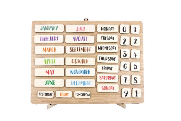 Medium Calendar set: 31 magnets + mini board + stand - Image 6