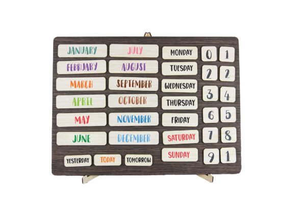 Medium Calendar set: 31 magnets + mini board + stand - Image 4
