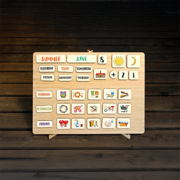 Wooden Magnetic Board MIDI 41x31 cm - Image 4
